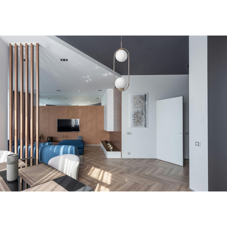 Lampa wisząca Kaja RITUS K-5392 złoty, biały