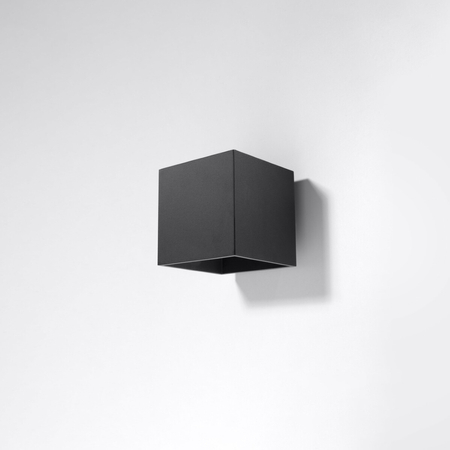 Sollux Lighting Kinkiet QUAD 1 czarny SL.0057