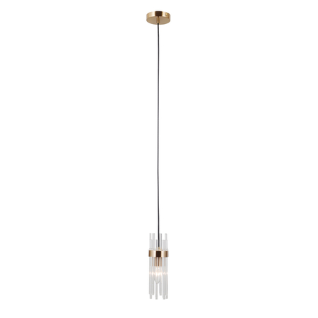 Lampa wisząca Italux Taraso PND-40760-1-HBR Złoty