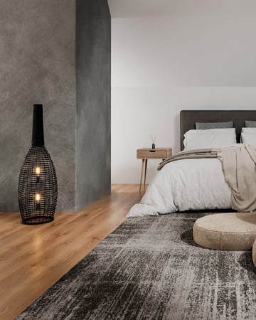 Lampa podłogowa By Rydens Seagrass 4100870-4000 czarny matowy