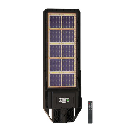 Eko-Light Latarnia Solarna Kers 200W 1200lm 6500K EKO0546 CZARNY
