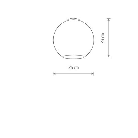 Lampa sufitowa CAMELEON MONACO Nowodvorski 10204 przydymiony