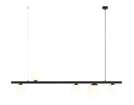 Lampa wisząca GARDA 5 BLACK Aldex 1099F1 czarny