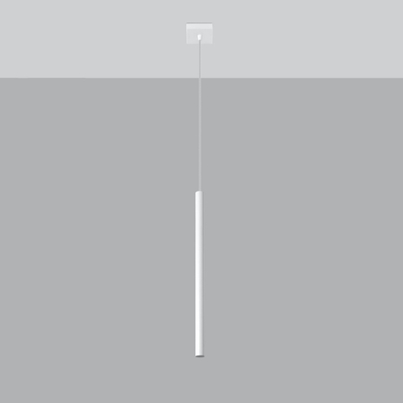 Sollux Lighting Lampa wisząca PASTELO 1 biała SL.0465