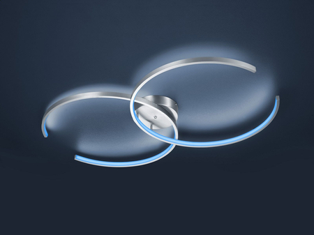 Lampa sufitowa Trio 651110207 srebrny