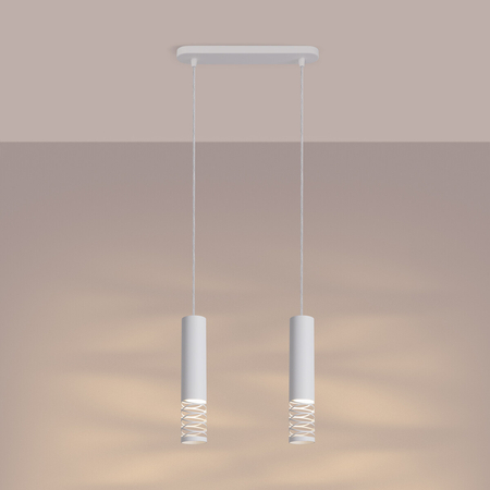 Sollux Lighting Lampa wisząca LAMI 2 biały SL.1687
