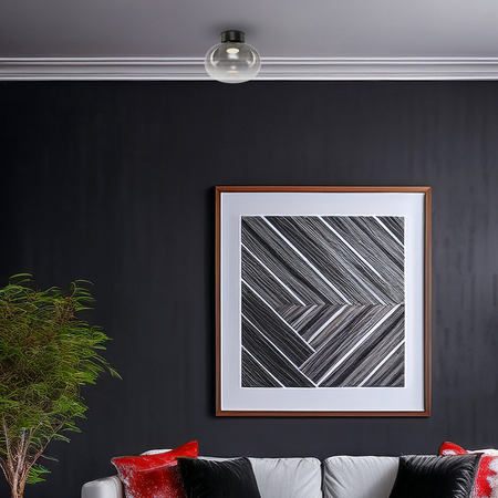 Milagro Lampa sufitowa VASO SMOKED 4W ML1409 CZARNY