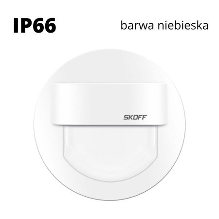 Oprawa schodowa led Skoff Rueda Biała Niebieska IP66