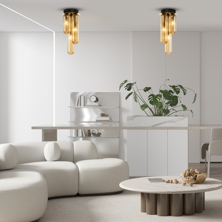 Milagro Lampa sufitowa PAX GOLD 3xG9 ML0340 ZŁOTY