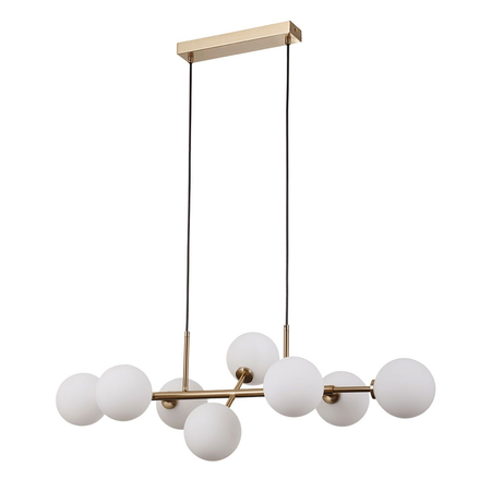 Lampa wisząca Italux Mirellio PND-66463-8-HB Miodowy mosiężny