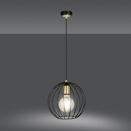 Lampa wisząca ALBIO 1 BLACK Emibig 144/1 czarny