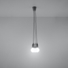Sollux Lighting Lampa wisząca DIEGO 3 szara SL.0576