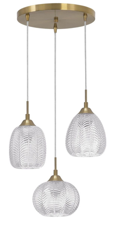 Lampa wisząca Luces Exclusivas ALCALA LE41857 złoty