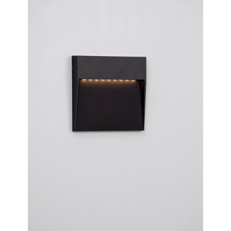 Kinkiet zewnętrzny Luces Exclusivas LORCENA LE75296 czarny