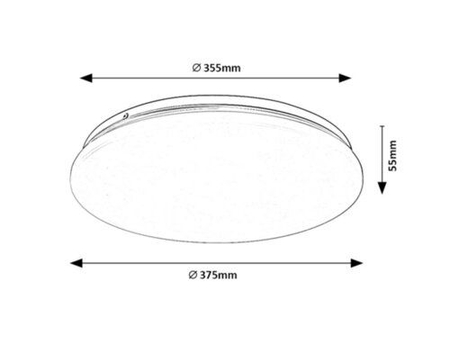 Lampa sufitowa Rabalux Vendel 71103 biały