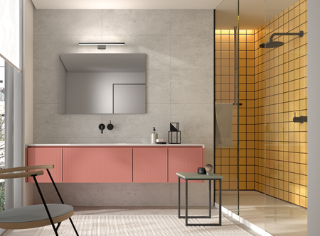 Lampa ścienna łazienkowa TRIBE czarny 2x10W CCT 2700-3600-4500K IP44