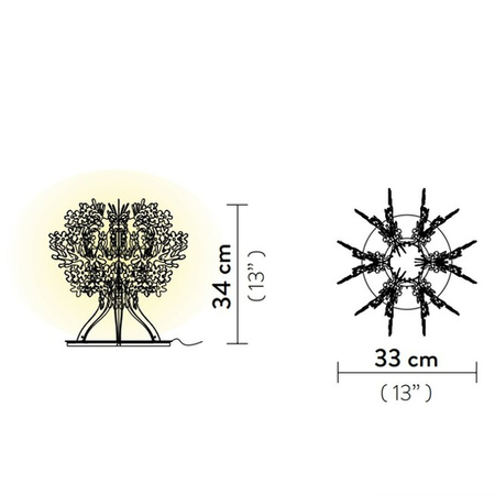 Lampa stołowa Slamp FIORELLINA - WHITE S FIOTS00WHT00000000EU biały