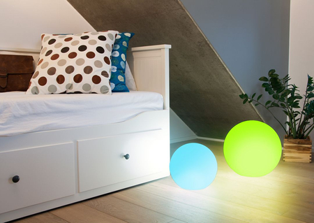 Kula LED Lampa zewnętrzna ogrodowa 2700K RGB Ø30 32416L biały