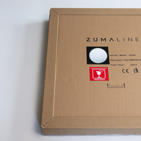 Lustro Zuma Line D2526 LUSTRO LED 60 CM ZŁOTE/GOLD