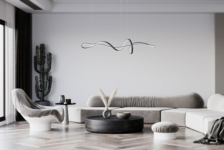 Lampa wisząca Italux Mila PND-23523-BK Czarny