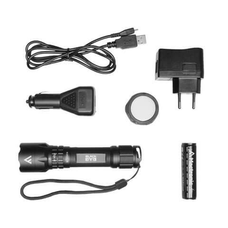 Latarka Mactronic BLACK EYE 420 lm USB