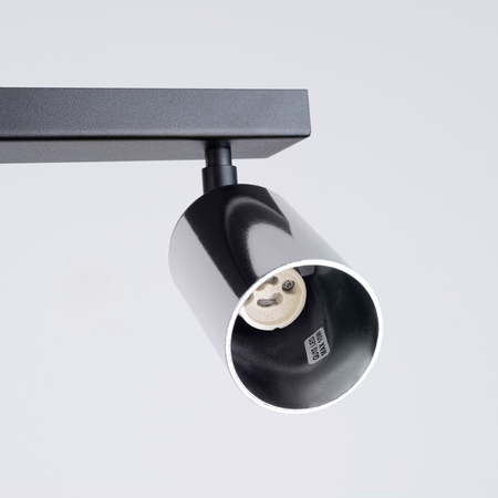 Sollux Lighting Plafon WINX 6L czarny/chrom SL.1372