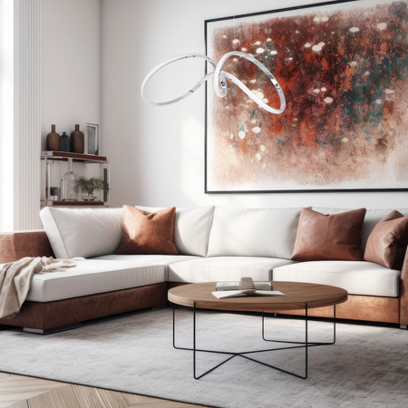 Milagro Lampa wisząca TESORO CHROME 48W LED ML7952 CHROM