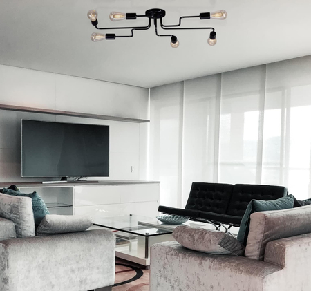 Lampa sufitowa SKADI Kaja K-3890 czarny