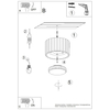 Sollux Lighting Plafon AURA 1 beżowy Gx53 SL.1792