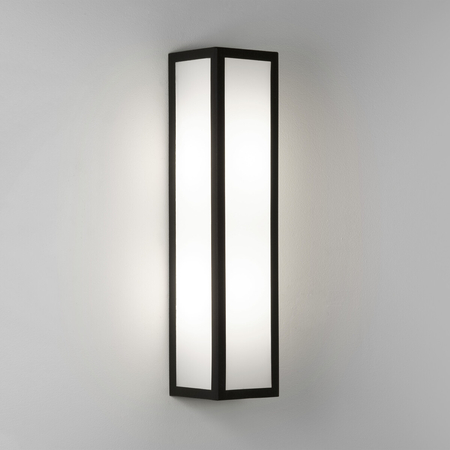 Kinkiet zewnętrzny Astro Salerno LED 1178012 Czarny z Teksturą