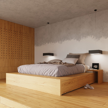 Sollux Lighting Plafon HORUS 25 czarny SL.0142