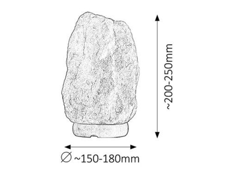 Lampa wewnętrzna Rabalux Rock 4130 pomarańczowy