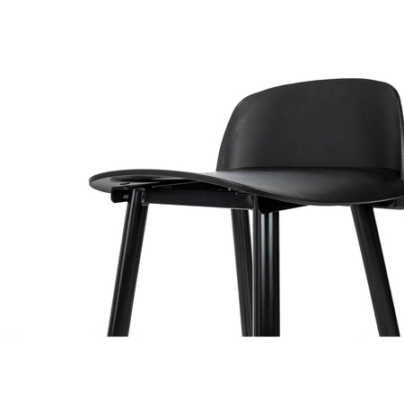 Krzesło barowe BOOGY 60 czarne
