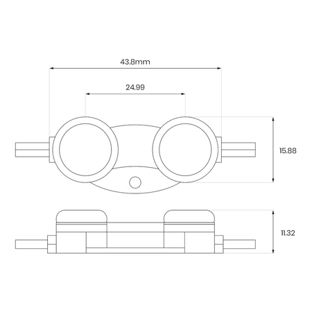 Eko-Light MODUŁ LED EKO-SSPRO2 4000K 0,72W 80S50 EKM0556 PRZEŹROCZYSTY