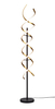 Lampa podłogowa Trio 441810208 złoty