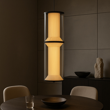 Light Prestige Lampa wisząca Aeris 2 transparentna LED CCT LP-2137/2P TR