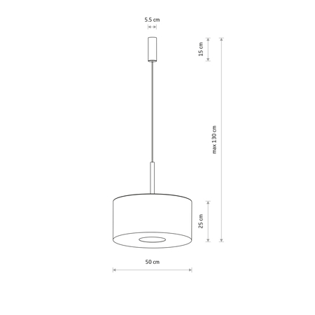 Lampa wisząca Nowodvorski AMARELA 11659 Czarny melanż