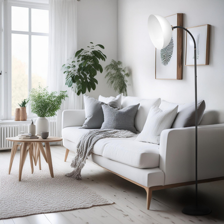 Milagro Lampa podłogowa ZACK BLACK 1xE27 ML1632 CZARNY + ZŁOTY