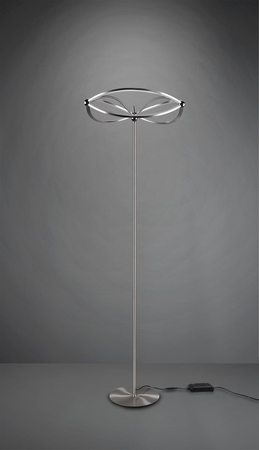 Lampa podłogowa Trio 421210107 srebrny