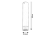 Lampa sufitowa Rabalux Zircon 5075 czarny matowy