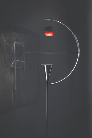 Lampa podłogowa Nemo NEWLHW21 Newton Chrom