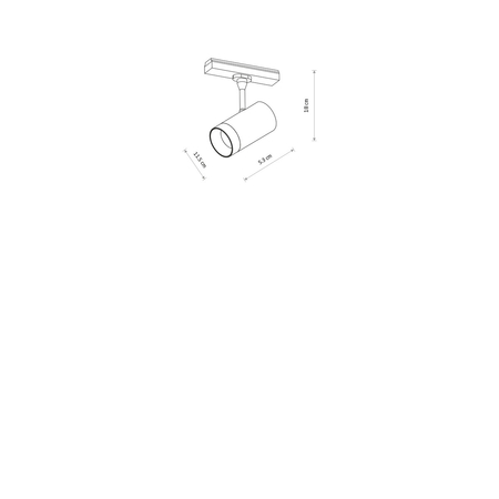 Lampa szynowa Nowodvorski UT-LVM SPOT LED 11342 Czarny