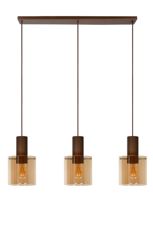 Lampa wisząca Lucide TOLEDO 74405/03/62 biały/miedziany