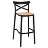 Krzesło barowe COUNTRY czarne