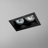 Lampa wpuszczana AQForm Minisquare x 2 Recessed Czarny Struktura