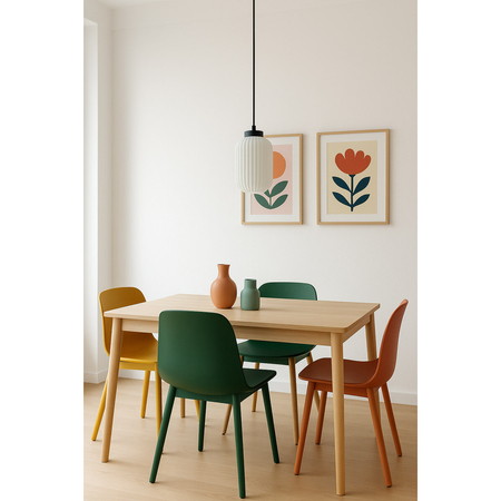 Lampa wisząca Kaja VILAR K-5730 biały, czarny