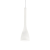Lampa wisząca Ideal Lux 035697 Flut SP1 SMALL Bianco