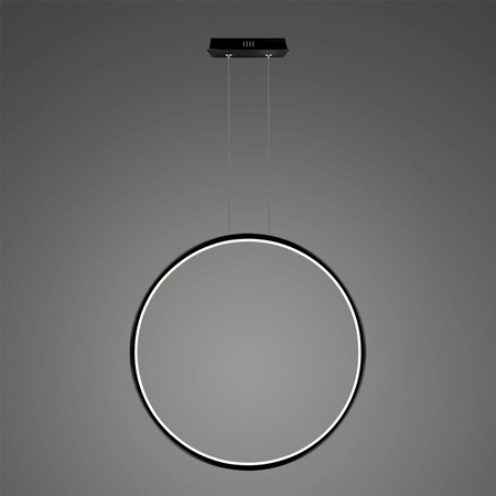 Nowoczesna lampa Ledowe Okręgi No.1 X 100cm czarna 3k Dali