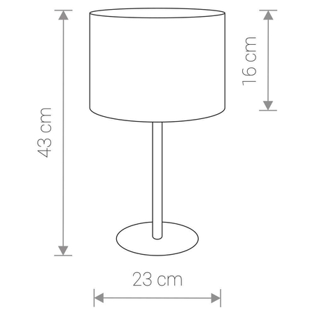 Lampa stołowa Nowodvorski 9301 Hotel Gray I