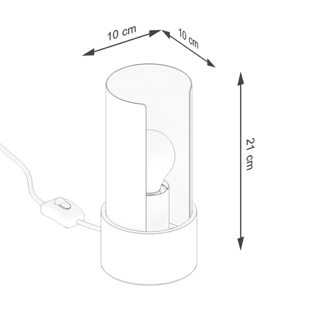 Sollux Lighting Lampa biurkowa FLASH biała SL.1675